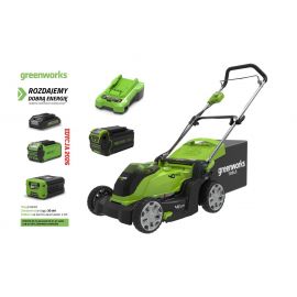 40V Kosiarka akumulatorowa 41cm G40LM41K4 zestaw ładowarka + aku 4Ah - zdjęcie 1