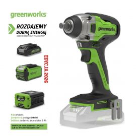 24V klucz udarowy Greenworks GD24IW400 - zdjęcie 1