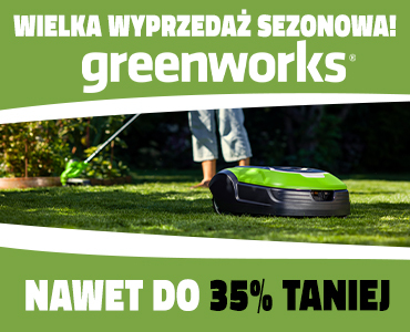 Wielka wyprzedaż sezonowa Greenworks!